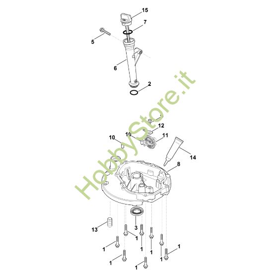 Picture of K - Sistema di lubrificazione, coppa dell'olio XT-675 (XT675-3098)